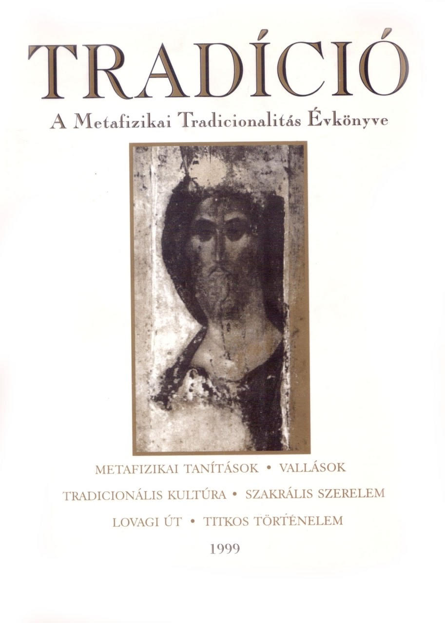 A metafizikai tradicionalitás évkönyve​ 1999 borító